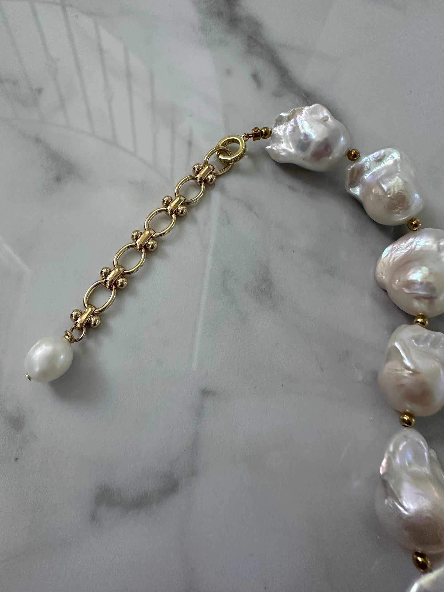 Santorini Pearl Necklace