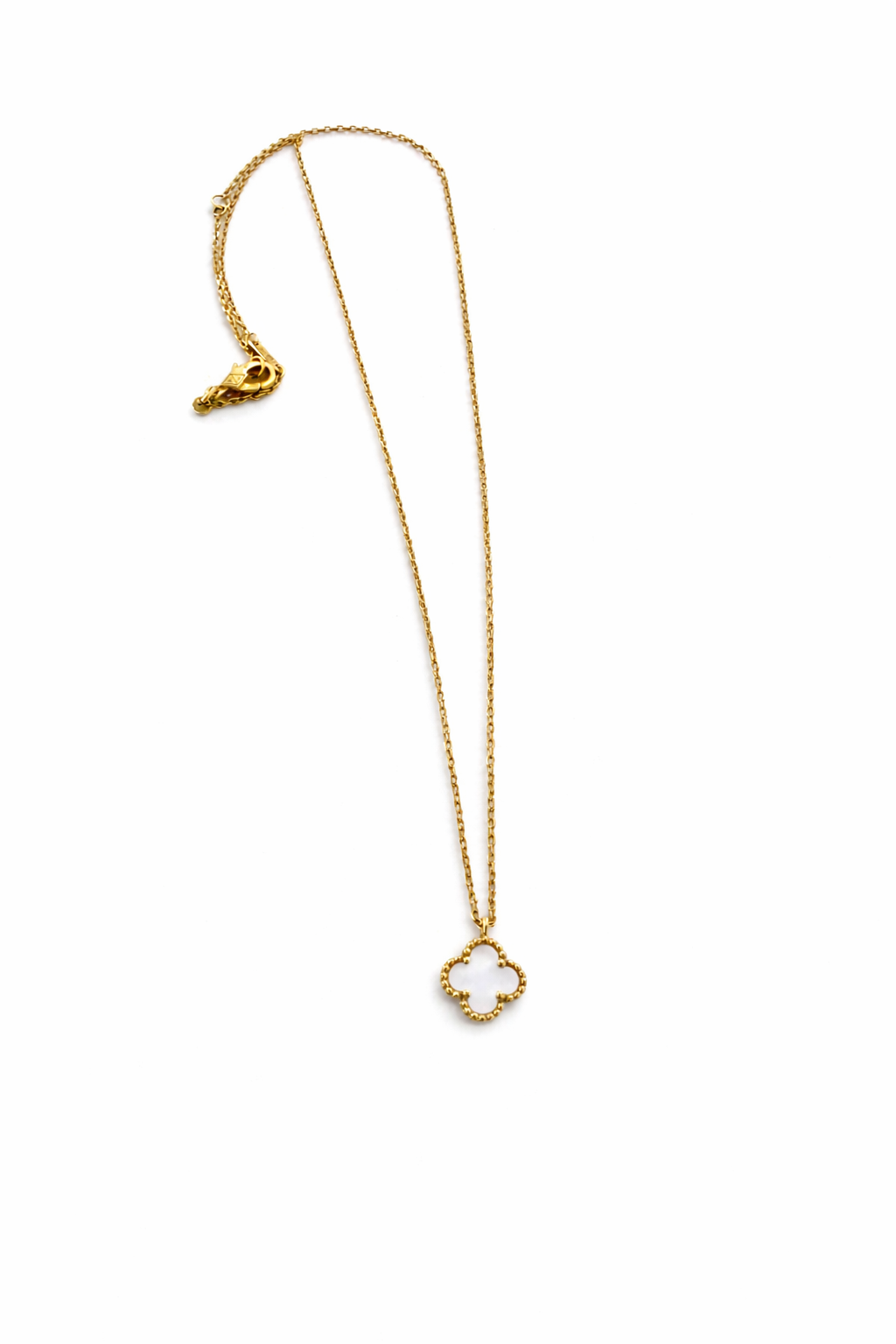 Mini clover necklace - Mother  Of Pearl