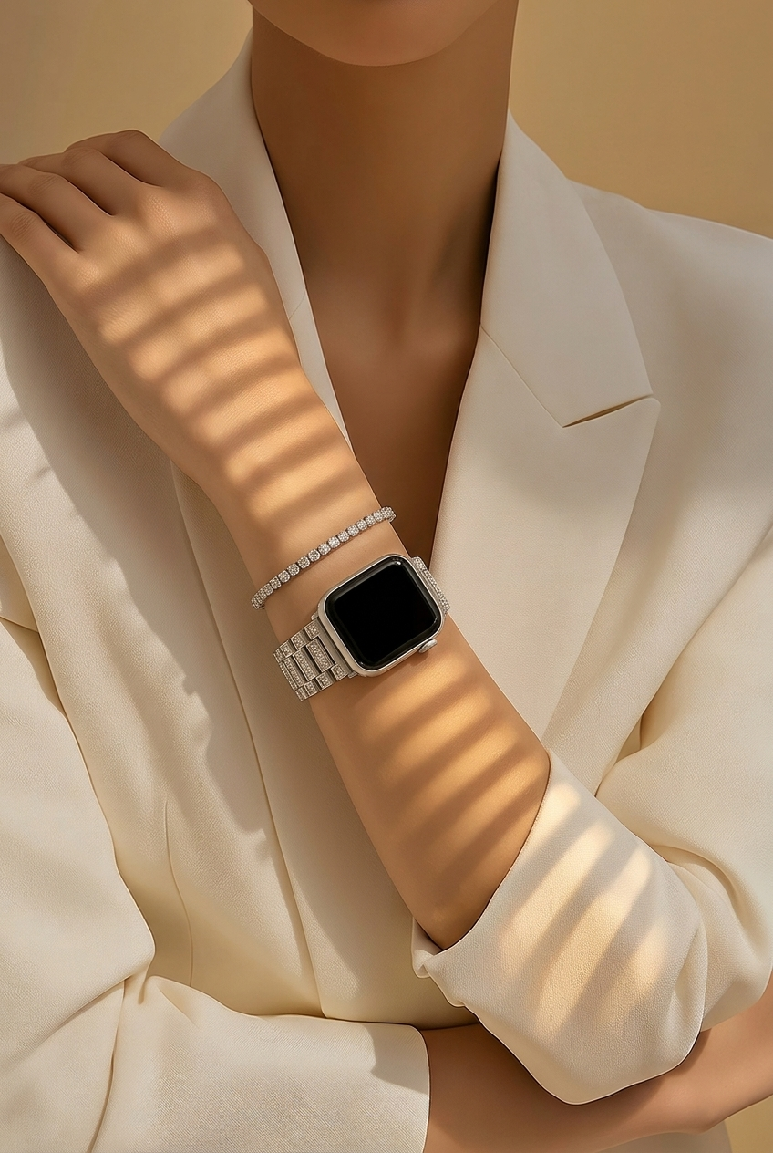 Luxe tennis watch strap