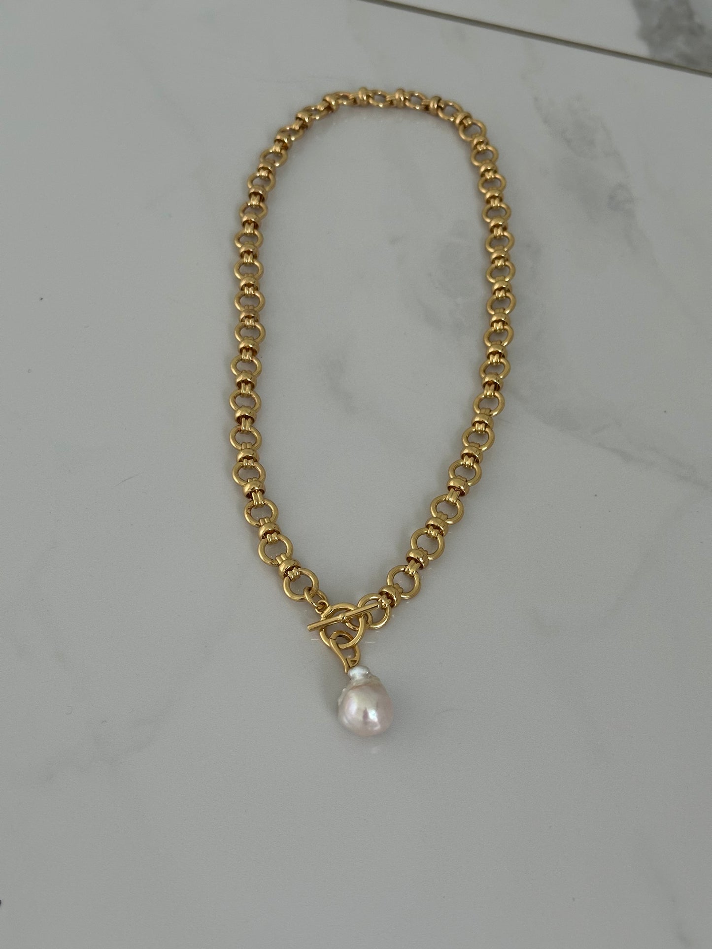 Xanthe Gold Link Necklace