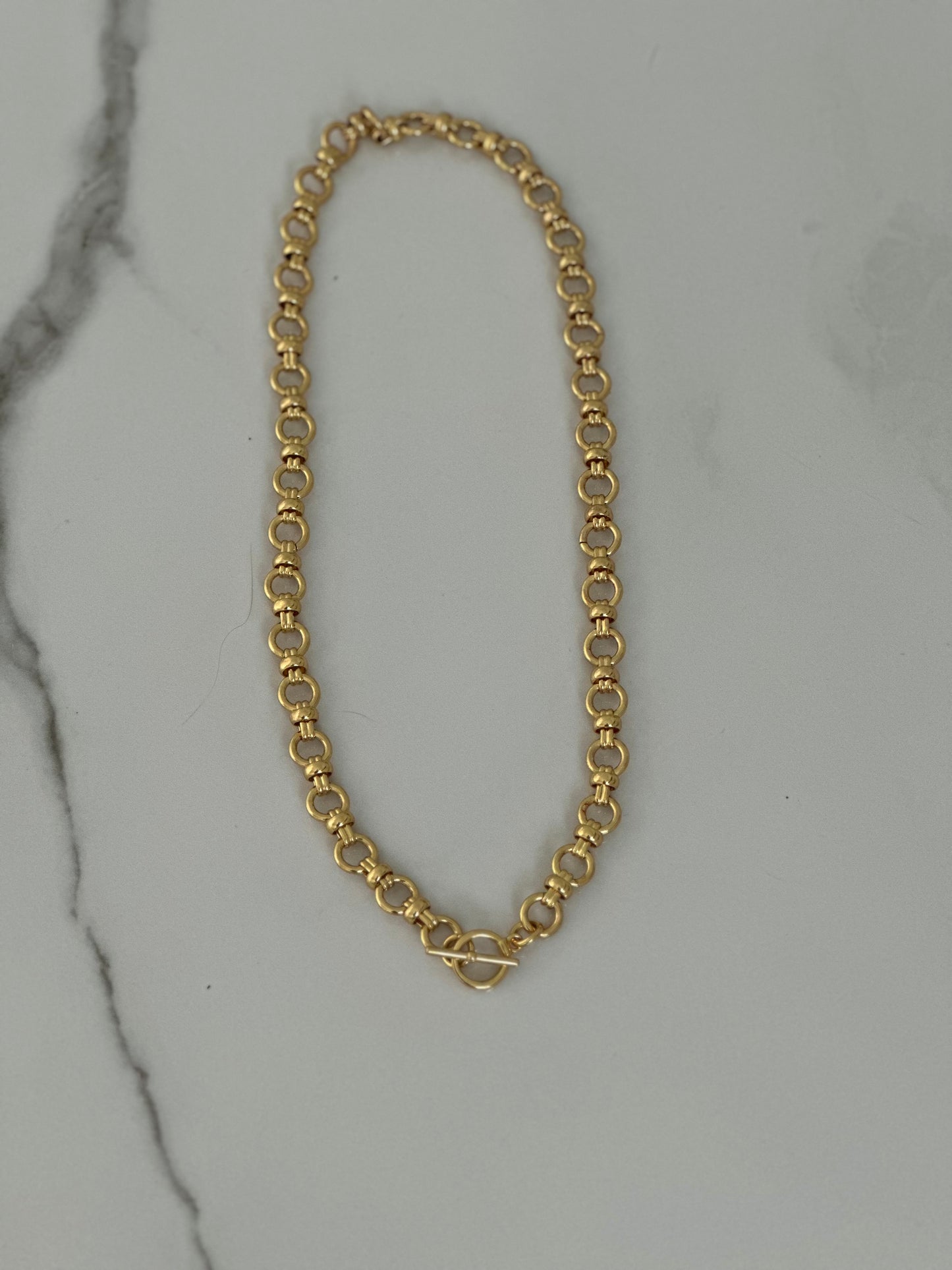 Xanthe Gold Link Necklace
