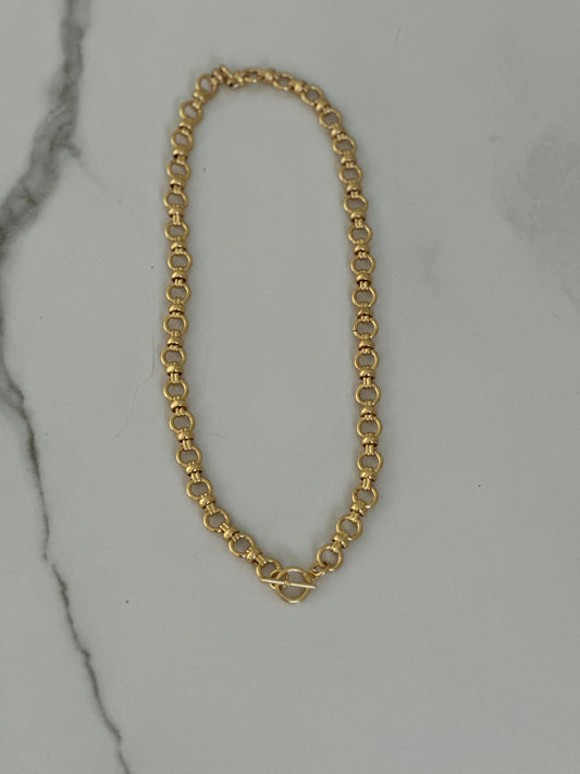 Xanthe Gold Link Necklace